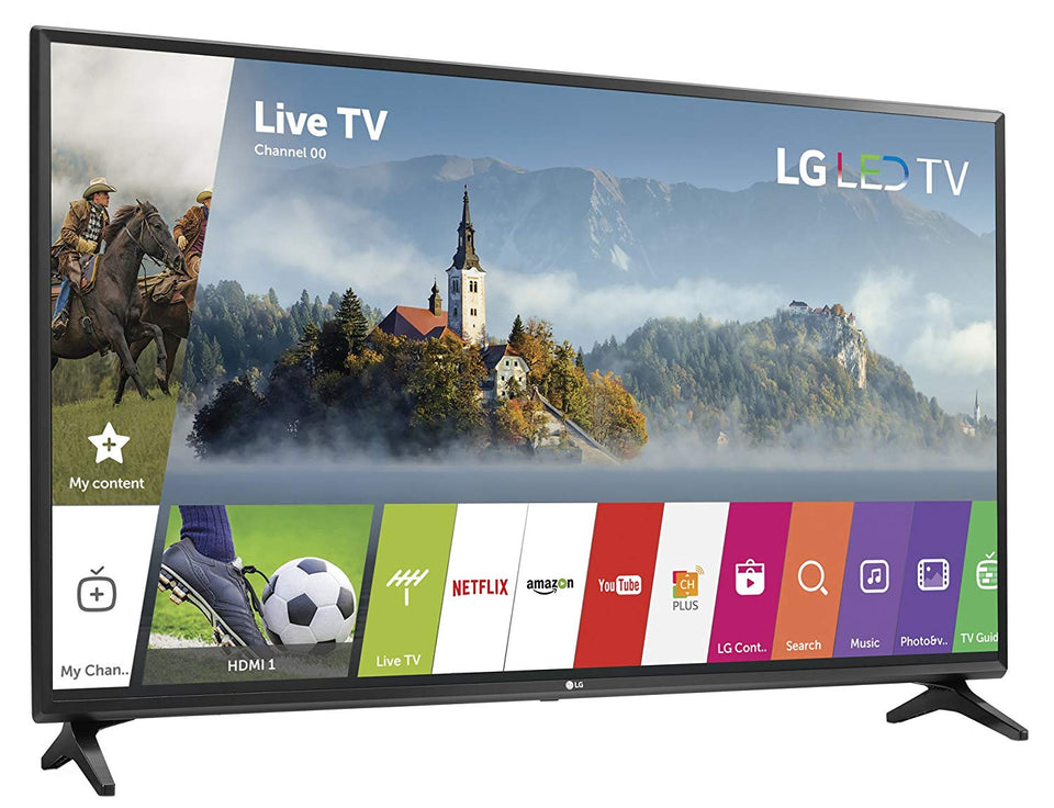 LG 43LJ5500 Televisor 43", Resolución 1920 X 1080, 60 Hz, Potencia 10W, HDMI, USB, color Negro