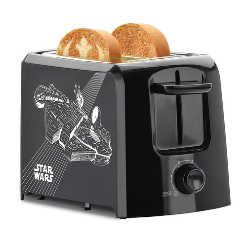 Star Wars, tostadora de 2 rebanadas La Guerra de las Galaxias, Negro, 1